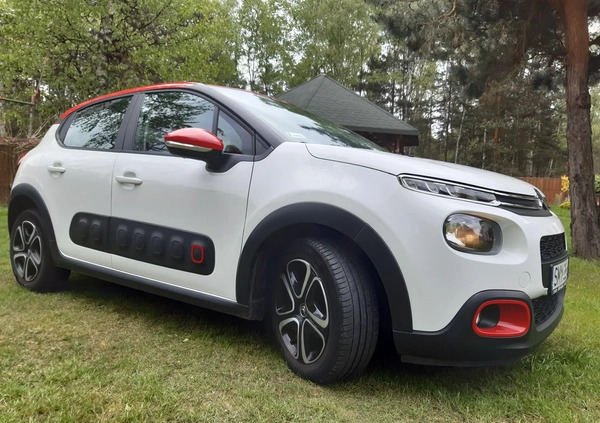 Citroen C3 cena 42000 przebieg: 69000, rok produkcji 2017 z Koziegłowy małe 29